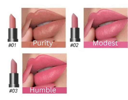 3 Matte Lipstick Set