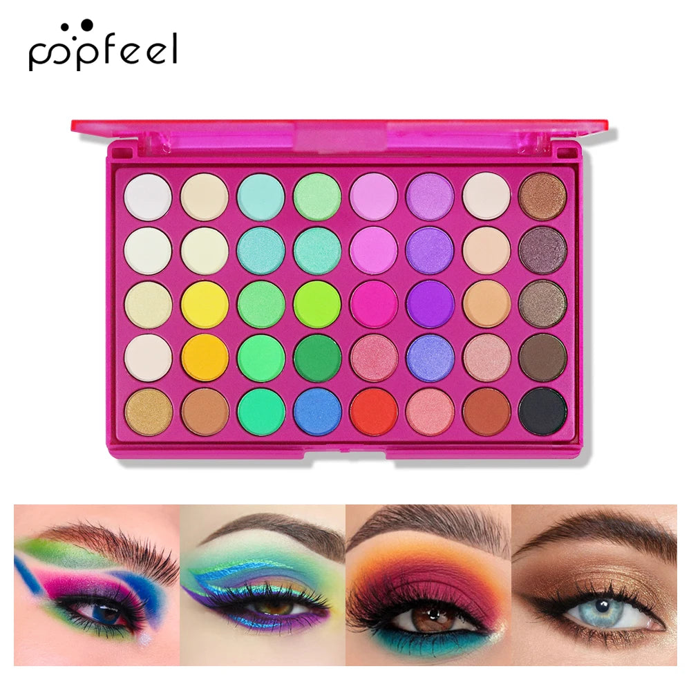 40-Color Long-Lasting High Pigment Eyeshadow Palette