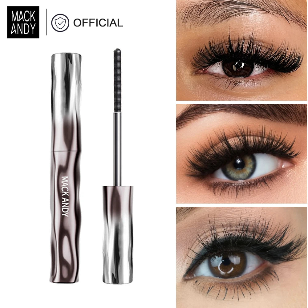 3D Lengthening Waterproof Mascara – Black Silk