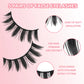 5 Pairs Manga Lashes Eyes Lashes Soft Natural Long Eyelashes Fake Lashes Anime Wispy Strip False Eyelashes Makeup