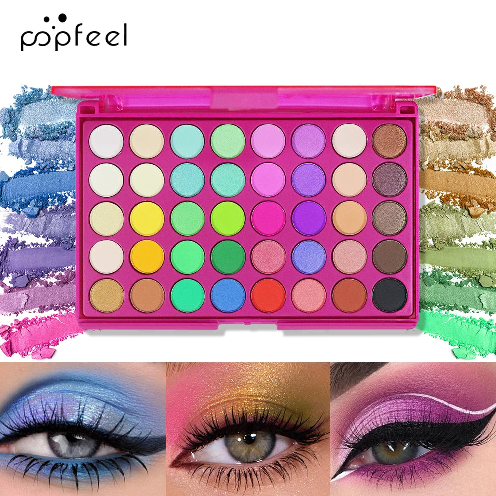 40-Color Long-Lasting High Pigment Eyeshadow Palette