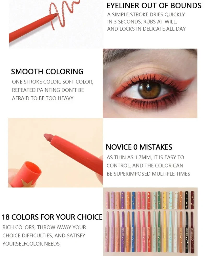 Waterproof Matte Gel Eyeliner Pen