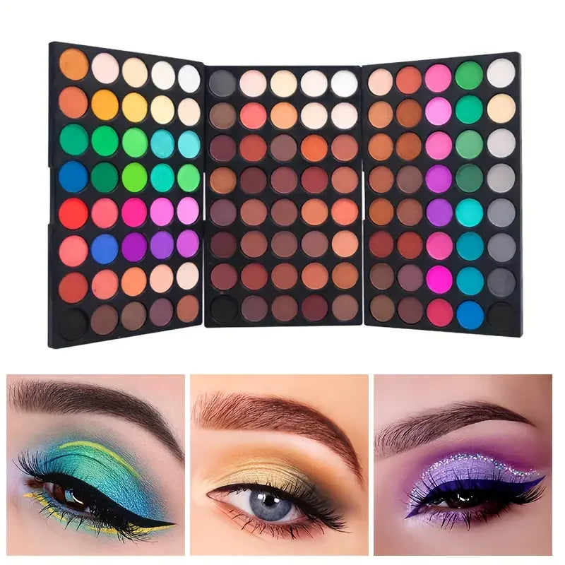 120-Color Glitter & Matte Eyeshadow Palette