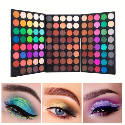120-Color Glitter & Matte Eyeshadow Palette