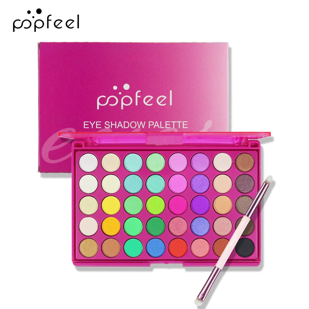 40-Color Long-Lasting High Pigment Eyeshadow Palette