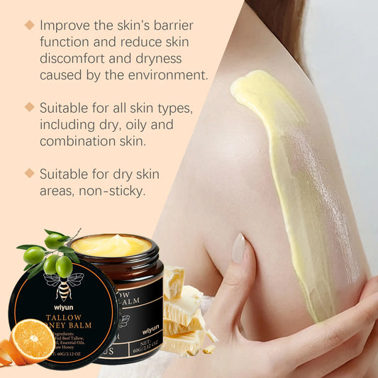 Tallow Honey Glow Cream – Hydrating & Firming Moisturizer for Face and Body