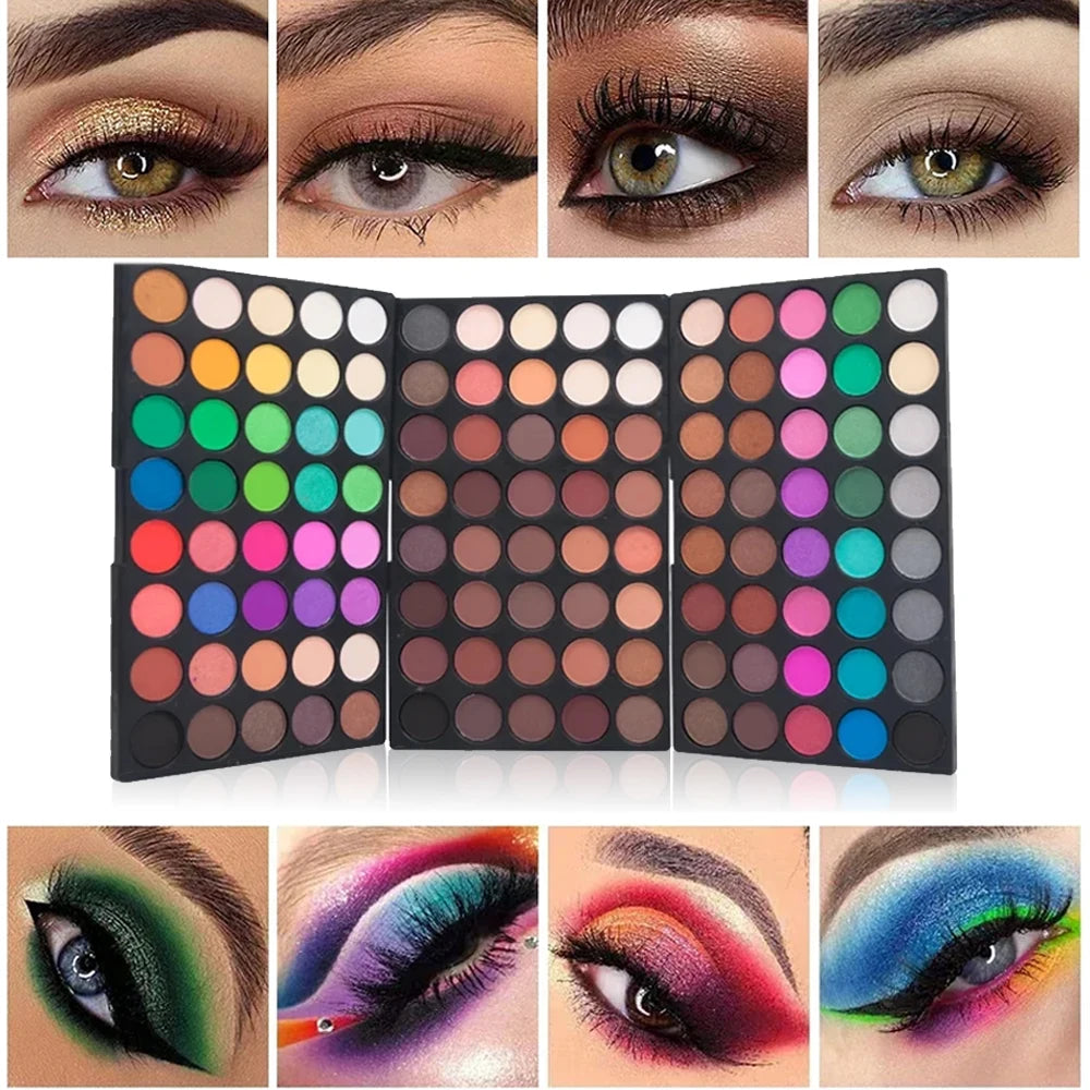 120-Color Glitter & Matte Eyeshadow Palette