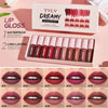 10-Piece Velvet Lipstick & Lip Gloss Set – Waterproof & Long-Lasting