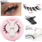 1 Pair Reusable Magnetic False Eyelashes – Natural Mink