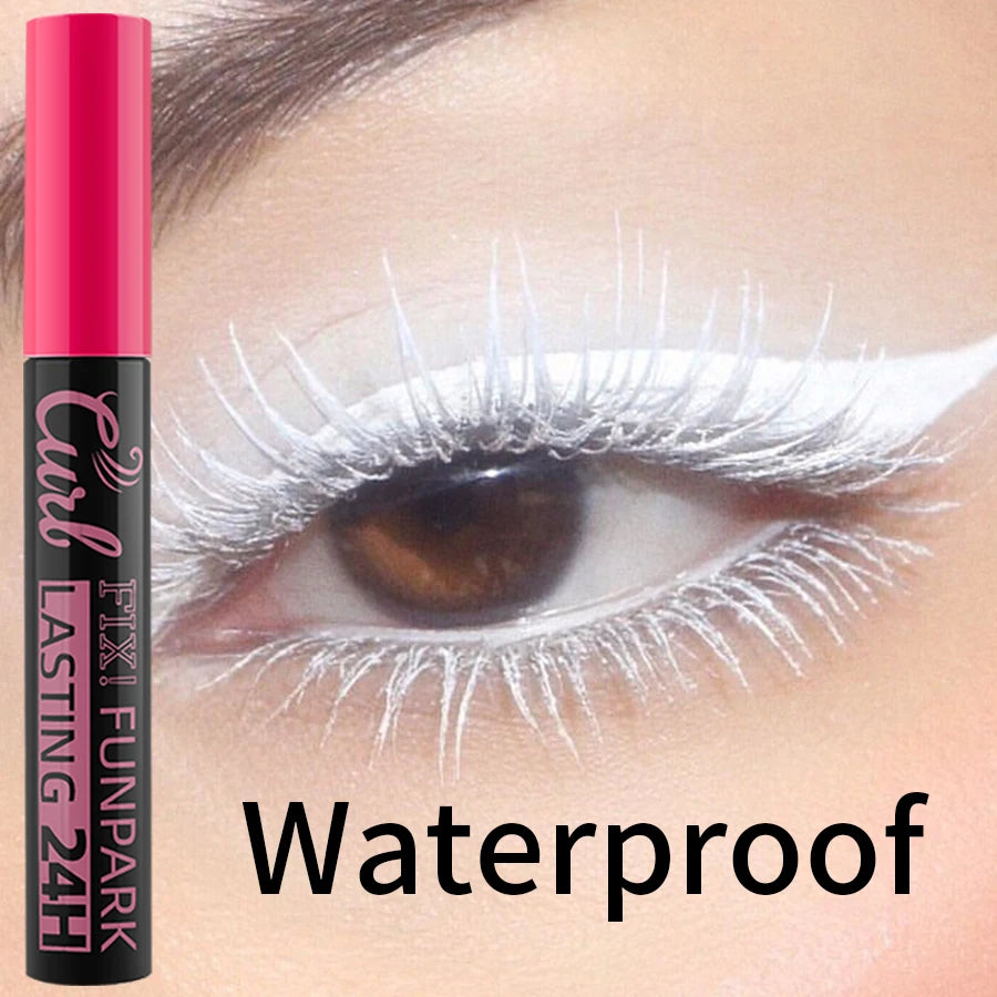 9-Color Waterproof Mascara – Thick & Curling