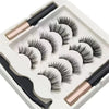 5 Pairs Magnetic Eyelashes with Eyeliner & Tweezers – 3D Mink