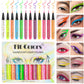 12-Color Neon Liquid Eyeliner Pen – UV Blacklight