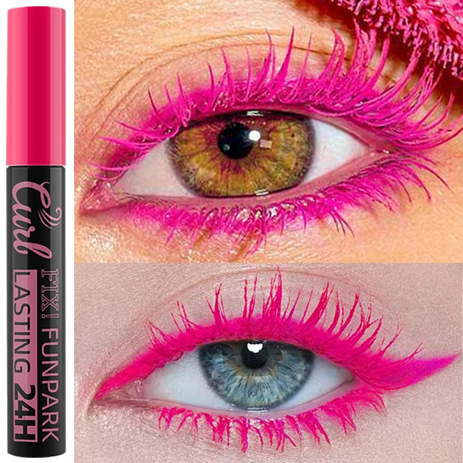 9-Color Waterproof Mascara – Thick & Curling