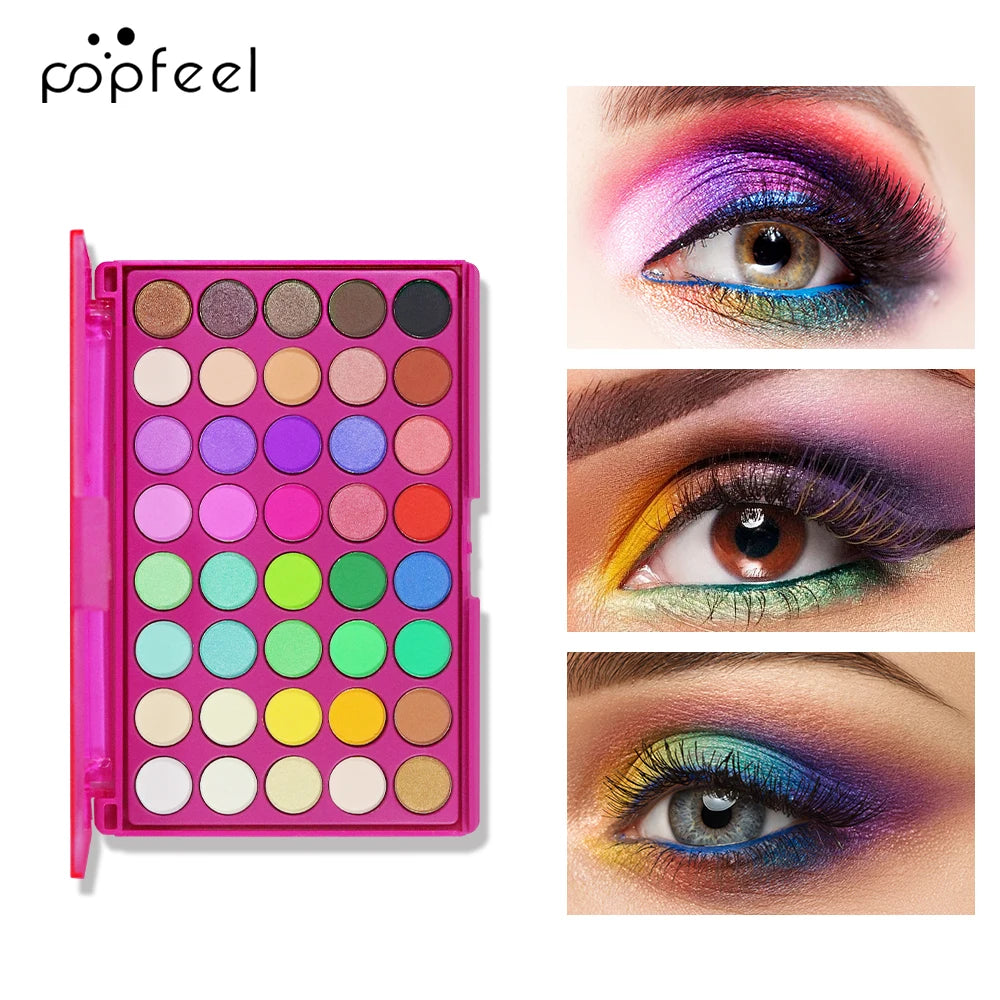 40-Color Long-Lasting High Pigment Eyeshadow Palette