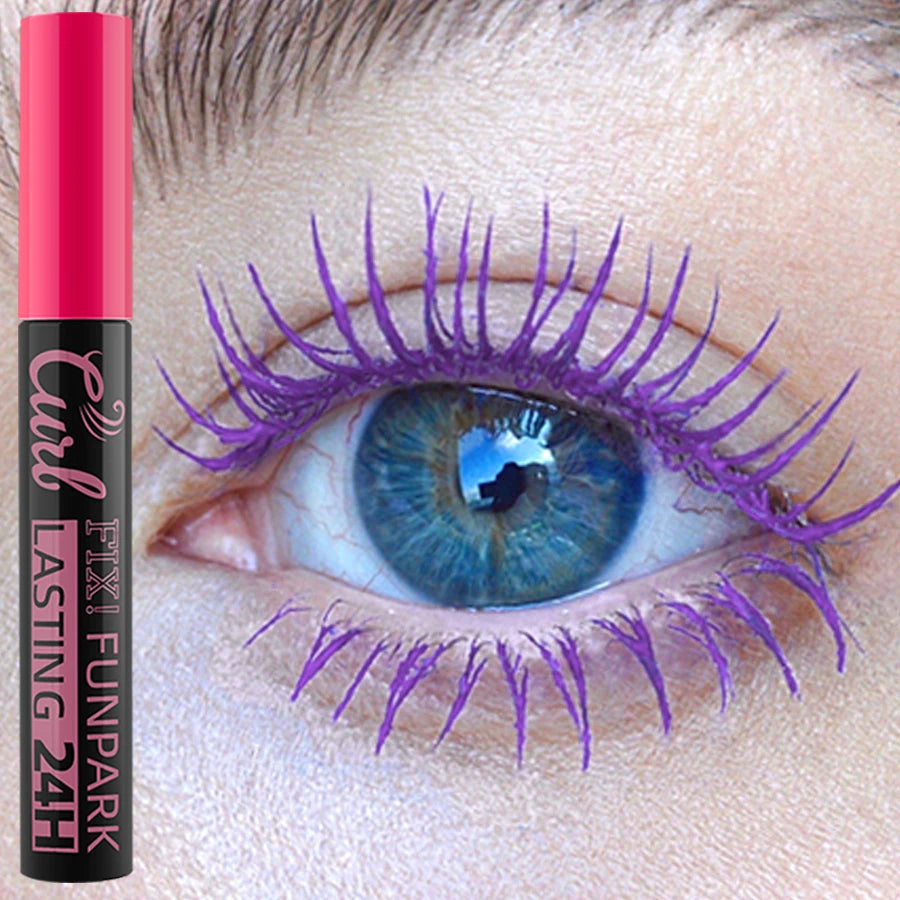 9-Color Waterproof Mascara – Thick & Curling